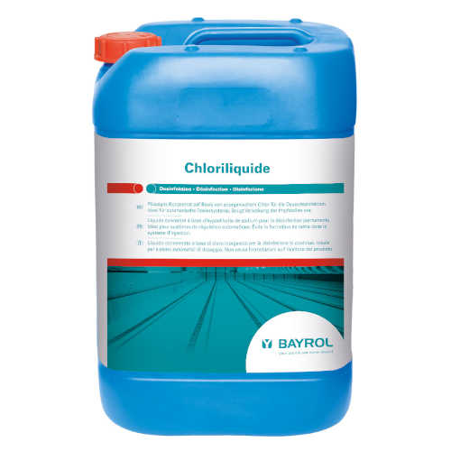 Chlore Liquide 47/50 Bidon 20L pour la chloration de votre piscine